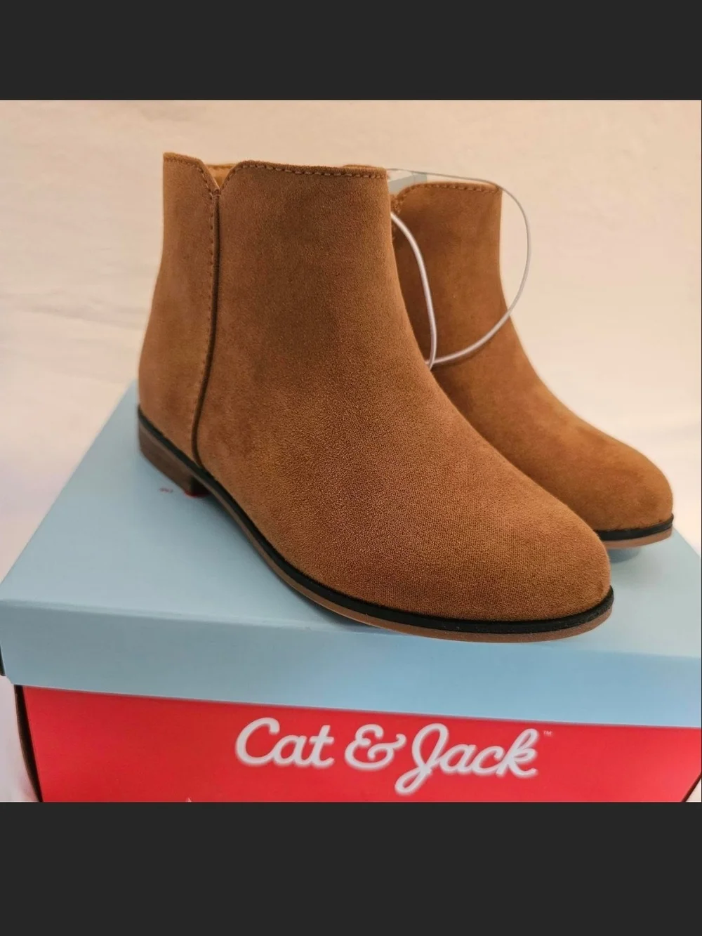 Youth- Tan Suede Chelsea Ankle Boots